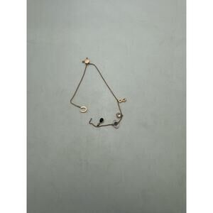 Swarovski Rose Gold-Tone Crystal Protective Charm Bolo Bracelet Broken